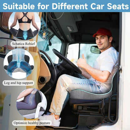 PosturePro™ Memory Foam Seat Cushion